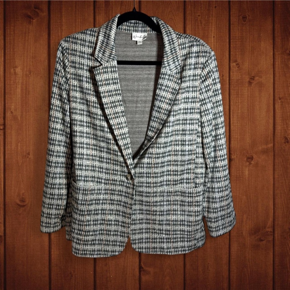 Houndstooth Blazer